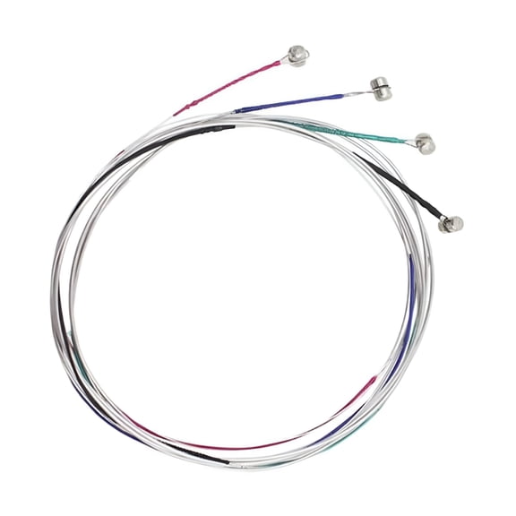 QAYOZ 4Pcs Universal Full Set Violin Strings E-A-D-G Core Steel+Nickel Wound Exquisite Stringed Musical Instrument Parts Accessories for Violin Instruments