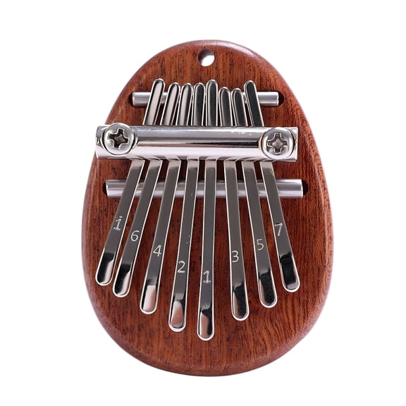 QAYOZ 8 Key Mini Kalimba Finger Thumb Piano Marimba Musical Instrument Gift