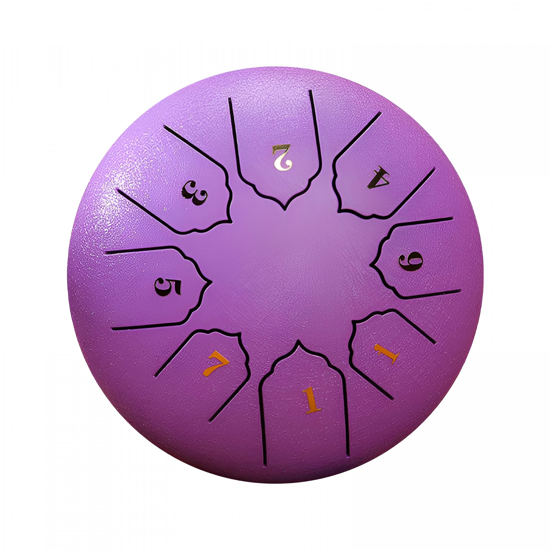 SEPTRIO Steel Tongue Drum Mini Handpan Worry For Kids Adults Education Entertainment Yoga