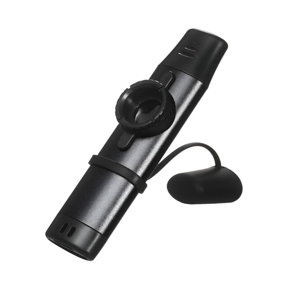 QAYOZ Aluminum Alloy Kazoo Woodwind Instrument Musical Instrument for Beginners Black