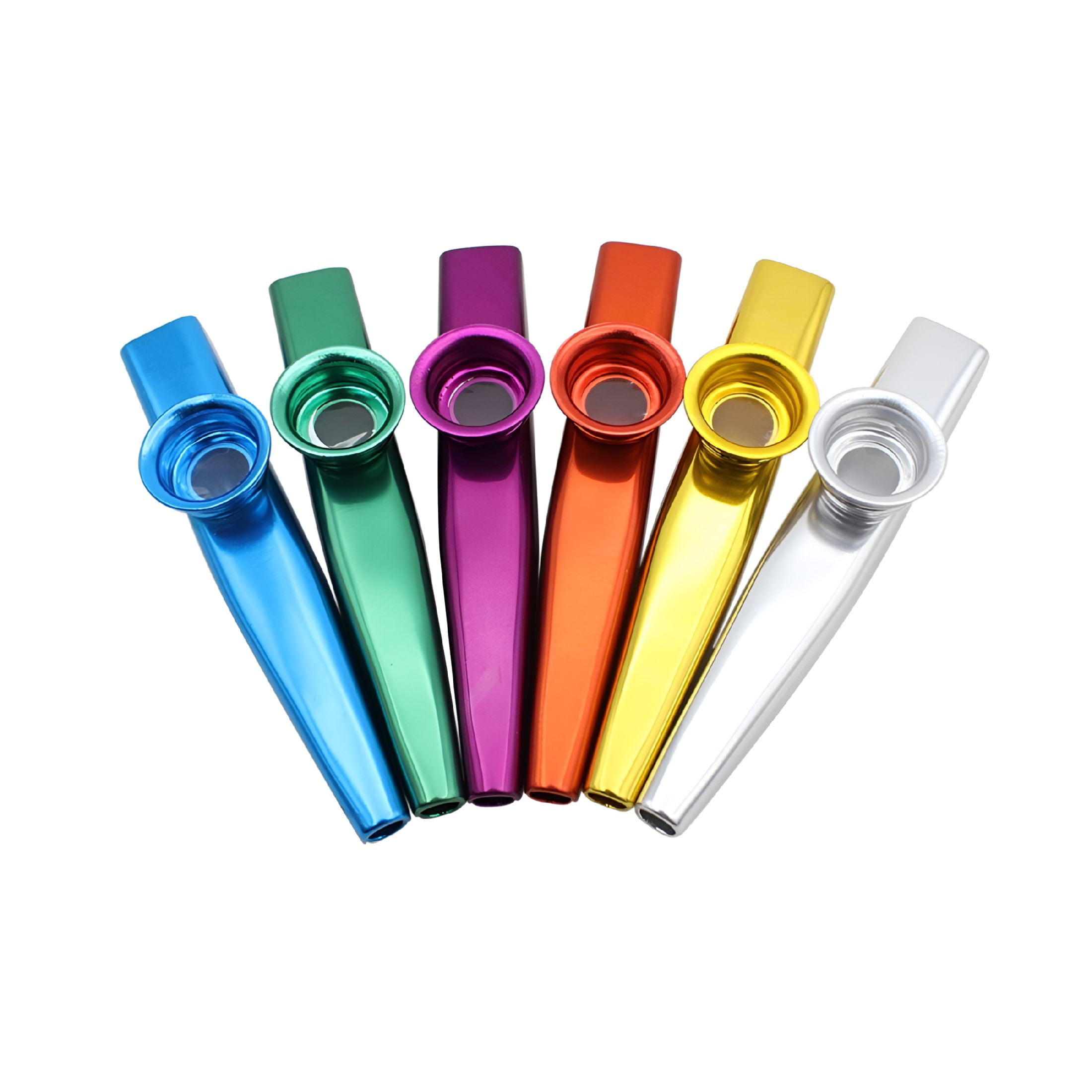QAYOZ Music Instruments Bulk Toy Kazoos for Adults Metallic Child