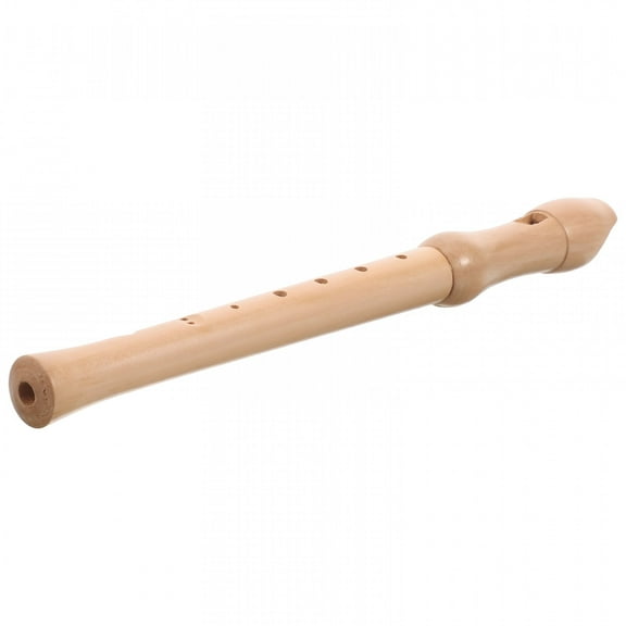 QAYOZ Recorder Wooden Flute Soprano Sopranino Descant Alto Whistle Slide Piccolo Beginner Maple Bag Case