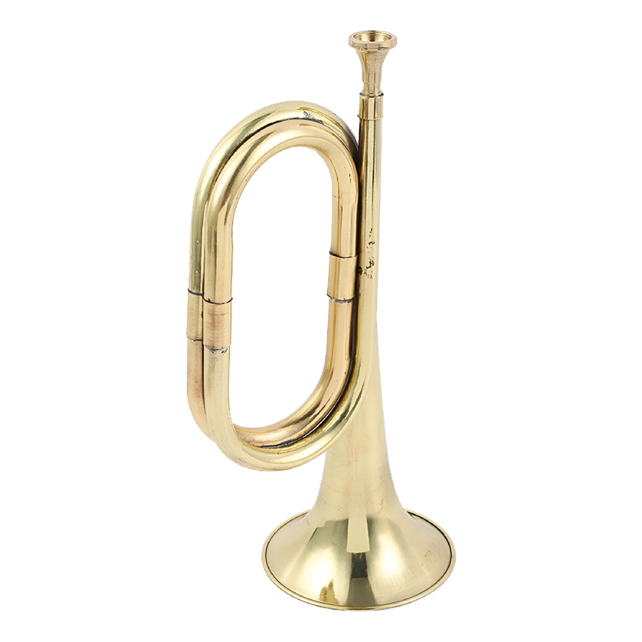QAYOZ Trumpet Horn Bugle Brass Instrument for Beginners Party Supplies