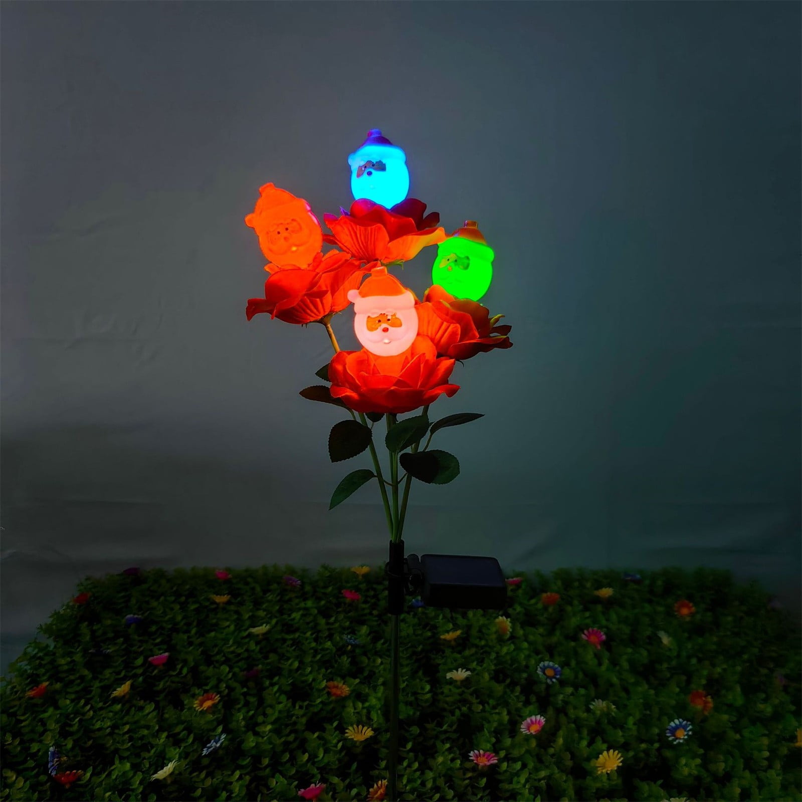 QAZIWE Christmas Decorations Outdoor Solar Garden Lights Led Solar