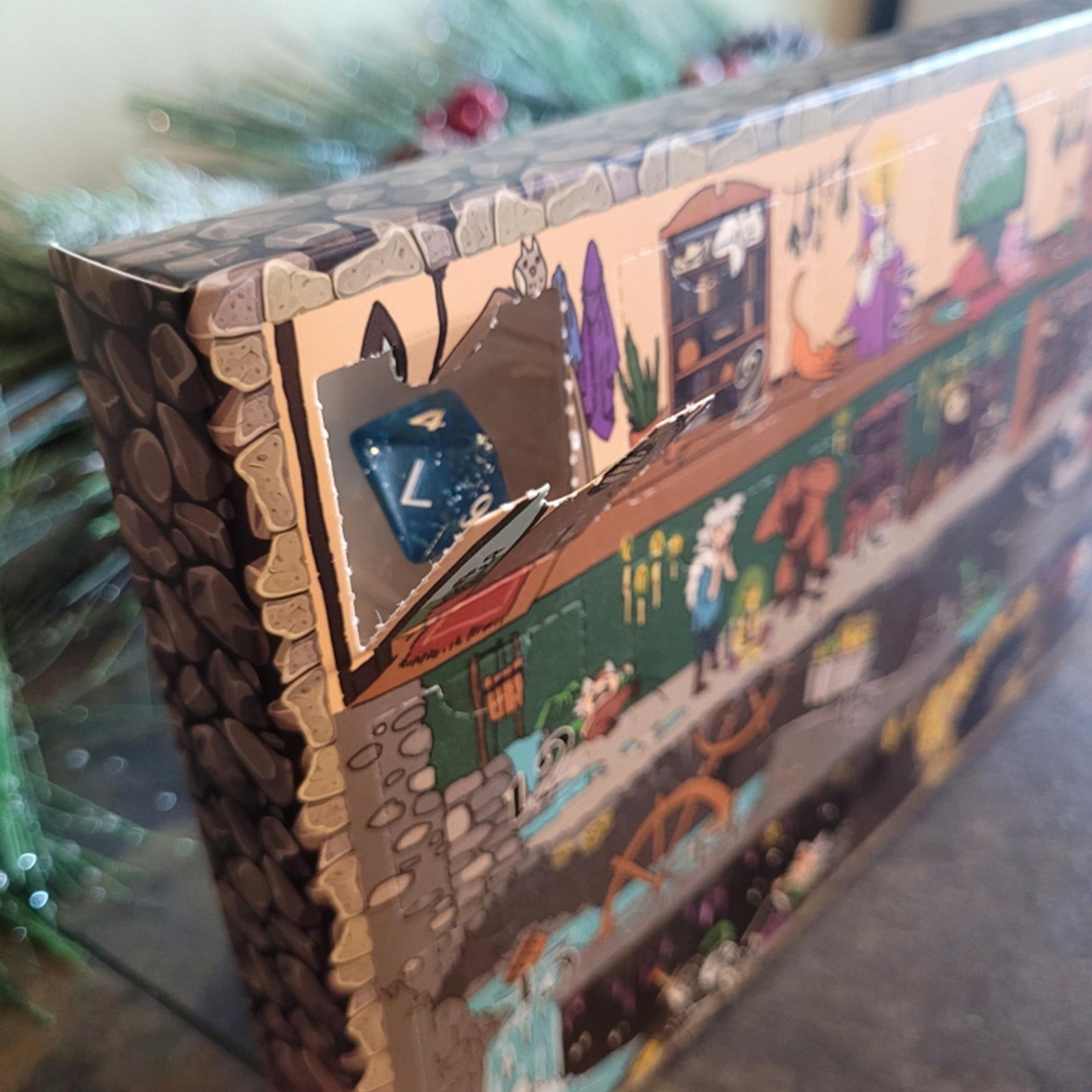 QAZIWE Christmas Ornaments Advent Calendar Full Of Dice 2024 Advent