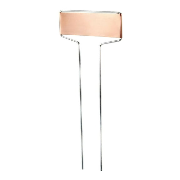 QAZbgd Metal Garden Markers | T-Type Labels for Herbs, Pots & Flowers | 20-Pack Metal Stakes with Writing Surface