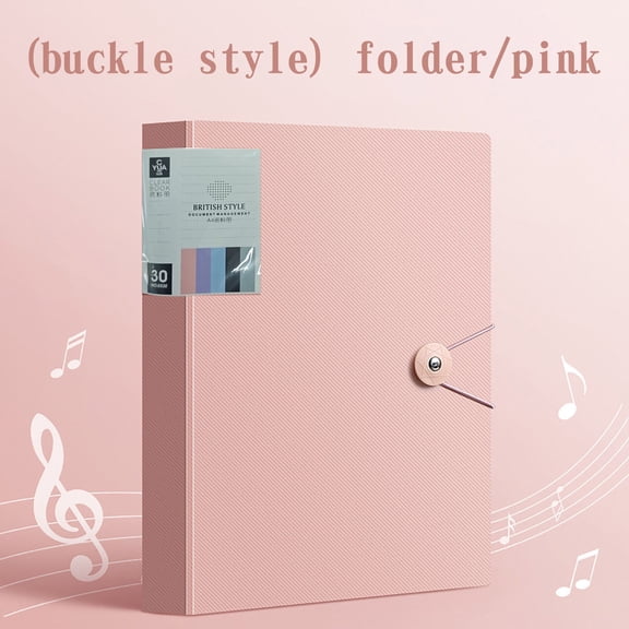 QAZbgdl A4 30 Page Data Book Transparent Insert Folder for Music Score Certificate Collection Test Paper Storage - Plastic Sheet Protectors Binder for Home Office Document Organization