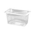 thumbnail image 1 of QAZbgdl Acrylic Food Storage Trays Set of 3, Cold Dish Serving Tray, Multi-Purpose Selection Basin for Desserts Cakes and Appetizers, Clear Display Container for Catering Restaurants Home Kitchen, 1 of 1