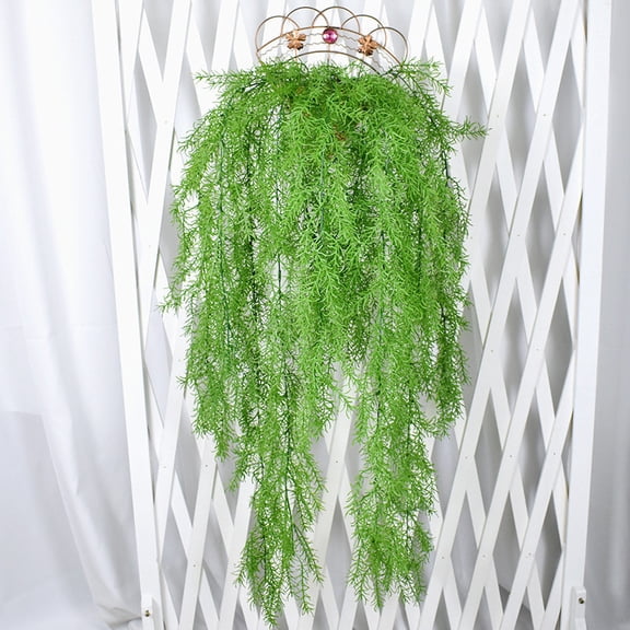 QAZbgdl Artificial Seaweed Wall Hanging Decor | Faux Green for Wedding Floral Arrangements & Photography Backdrop | 1 Piece