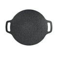 thumbnail image 1 of QAZbgdl Cast Iron Grill Pan for Stovetop - Griddle Pan for BBQ and Indoor Grilling - Nonstick Stone Coated Cooking Surface for Family Gatherings - Large Capacity Multipurpose Skillet for Kitchen, 1 of 2