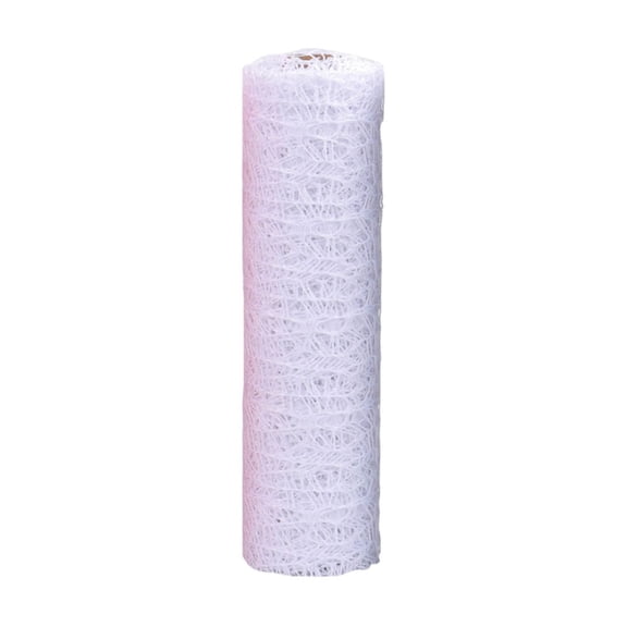 QAZbgdl Decorative Mesh Ribbon Roll 28cm x 457cm Polyester Tulle Tape for DIY Crafts Fabric Wreath Making Flower Arrangement Party Decoration Home Wedding Gift Wrapping Supplies