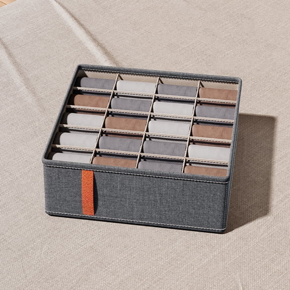 QAZbgdl Drawer Organizer for Clothing Storage | Modular Fabric Box for Lingerie, Socks, & Accessories | Dresser & Closet Organizer
