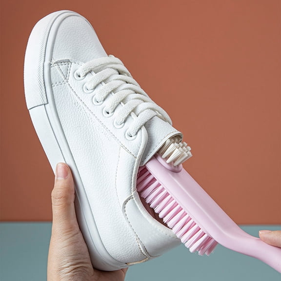 QAZbgdl Household Laundry Brush Soft Bristle Cleaning Brush for Clothes Shoes Fabric - Multipurpose Scrub Brush for Kitchen Bathroom Tile Countertop Non-Slip Handheld Design with Hanging Ring
