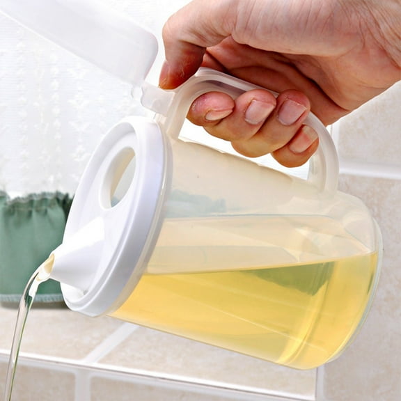 QAZbgdl Olive Oil Dispenser Bottle 22oz Auto Flip Condiment Container Leakproof Non-Drip Spout with Stopper Non-Slip Handle Kitchen Cooking Oil Container Easy Pour Wide Mouth Plastic Bottle for Home