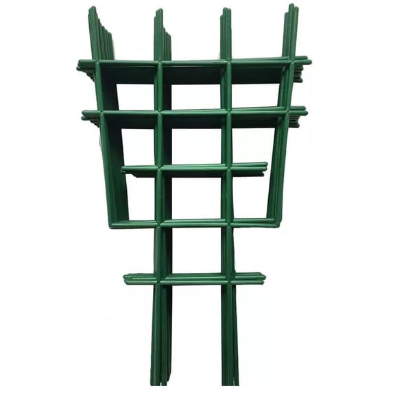 QAZbgdl Plastic plants Support Climbing Rings for Garden Flowers - DIY Trellis for Clematis Cucumber Tomato Vines - 12 Inch Length 6.5 Inch Width - 1 Pack for Outdoor Rattan plants