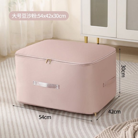 QAZbgdl Quilt Storage Bag for Comforters and Blankets - Large Capacity Compressed Bedding Organizer with Double Zipper - Transparent Vacuum Storage Sack for Down Comforters, Bedding, Pillows