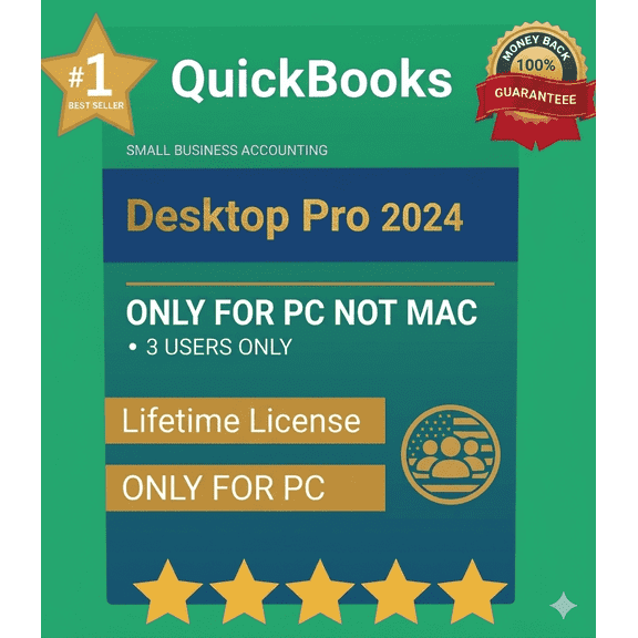 Generic: QB-DT Desktop Pro "Plus" 2024 Lifetime Version (USB | PC) 3 Users