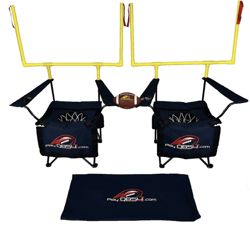 QB54 - The Ultimate Football Yard Game Set, Outdoor Football Toss