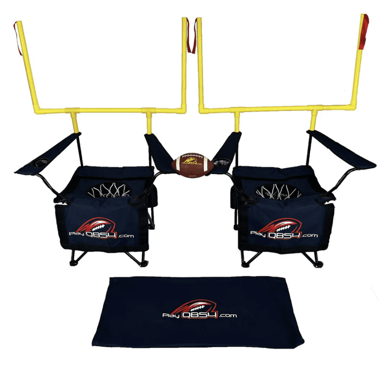 QB54 - The Ultimate Football Yard Game Set, Outdoor Football Toss