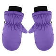 thumbnail image 1 of QBABYOO Kids Winter Snow Ski Gloves Toddler Mittens Windproof Winter Cold Weather Windproof Warm, 1 of 1