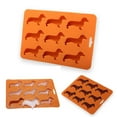 QBGSAY Ice Cube Mold Dog Tray Ice Setting Silicone Gelatin Shape Making