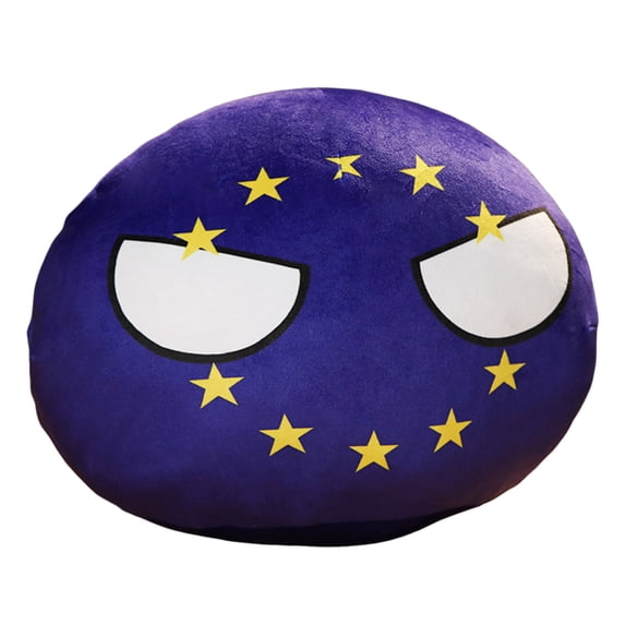 QBGSAY Pillow Throw Pillow Polandball Countryballs Plush Doll Pendant Throw Pillow Easy Care