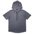 thumbnail image 1 of QBGSAY T-shirt Men's Summer Thin Short Sleeve Hoodie Light Sweatshirt Hooded Pullover Trendy Casual Fashion T Shirt Streetwear Tshirts, 1 of 3