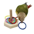 thumbnail image 1 of QBLEEV Bird Toys, Bird Trick Tabletop Toys, Training Basketball Stacking Color Ring Toys Sets, Parrot Chew Ball Foraing Toys, Education Play Gym Playground Activity Cage Foot Toys, 1 of 4