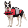 thumbnail image 1 of QBLEEV Dog Life Jacket Pet Life Vest for Swimming Pool Float Coat Swimsuits Flotation Device Life Preserver Belt Lifesaver Flotation Suit for Small Medium Large Dogs-L, 1 of 7