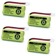 QBLPOWER 4-Pack AAAX2 2.4V Phone Battery for Uniden BT184342 BT284342 BT18433 BT28433 BT-1018 BT-6010 BT-1011 BT-8001 BT8000 Cordless Telephone Battery