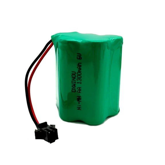 QBLPOWER Ni-MH AA 6V 1300mAh Rechargeable Battery Fit Solar Light Remote Car RC 1-Pack