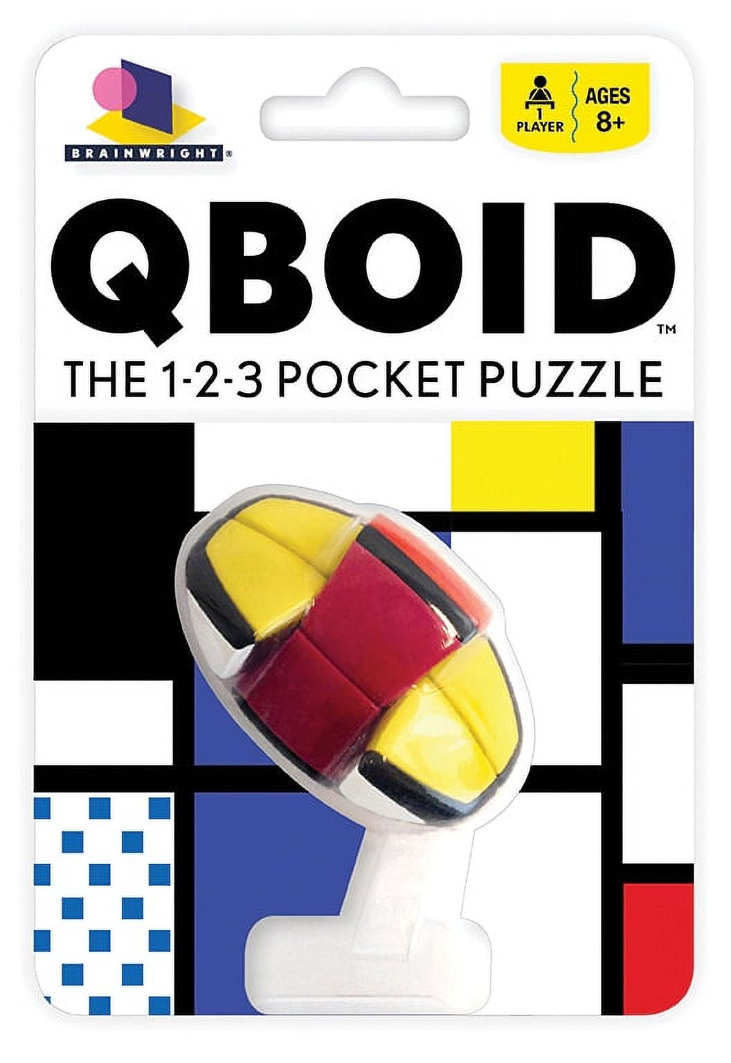 QBOID BRAINTEASER - Brainwright - The 1-2-3 Pocket Puzzle - image 1 of 7