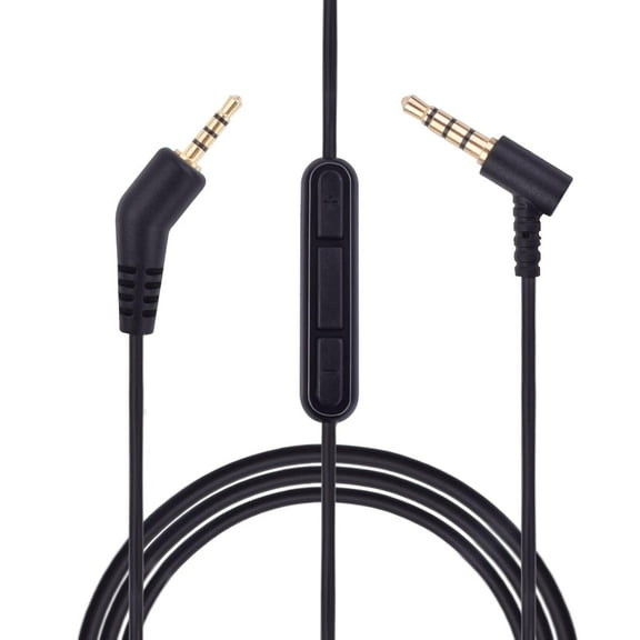 QC 3 Replacement Cable for Bose QuietComfort 3 QC3 Gaming Headset with Mic and Volume Control, 3.9ft /1.2M