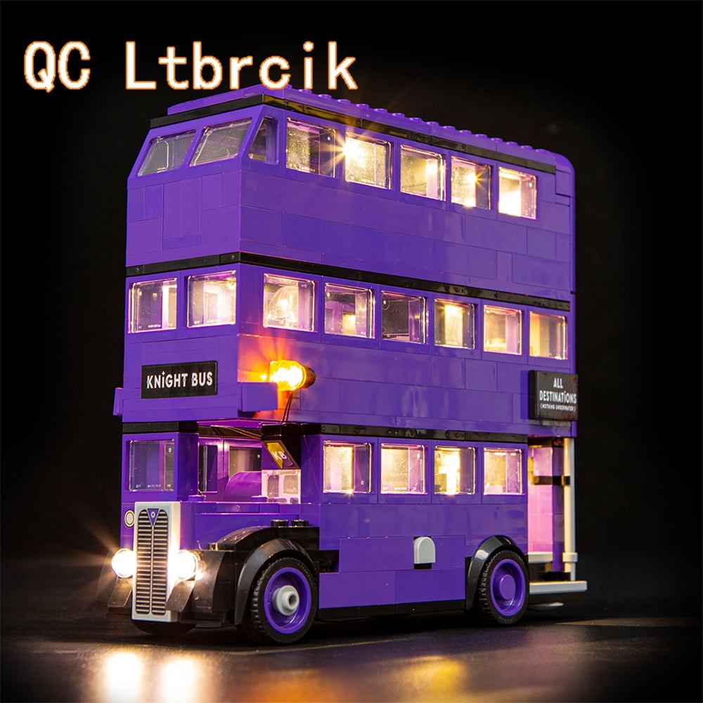 QC Ltbrcik Led Light Kit Lighting Set Compatible With The Lego Knight Bus Adventure Harry Potter Movie Series 76446 Building Blocks Without Lego Set 