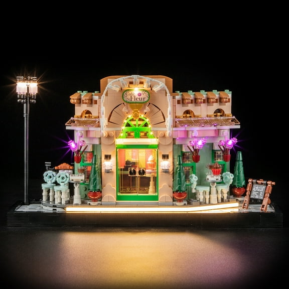 QC Ltbrcik Led Light Kit Lighting Set Compatible With The Lego French Cafe Creator Expert Series 10362 Building Blocks Without Lego Set