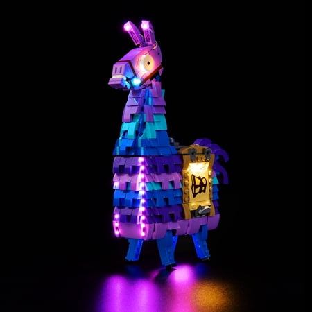 QC Ltbrcik Led Light Kit Lighting Set Compatible With The Lego Supply Llama Fortnite Movie 77071 Building Blocks Without Lego Set