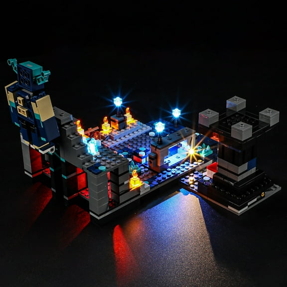 QC Ltbrcik Led Light Kit Lighting Set For Lego 21246 The Deep Dark Battle Minecraft Building Blocks Without Lego Set