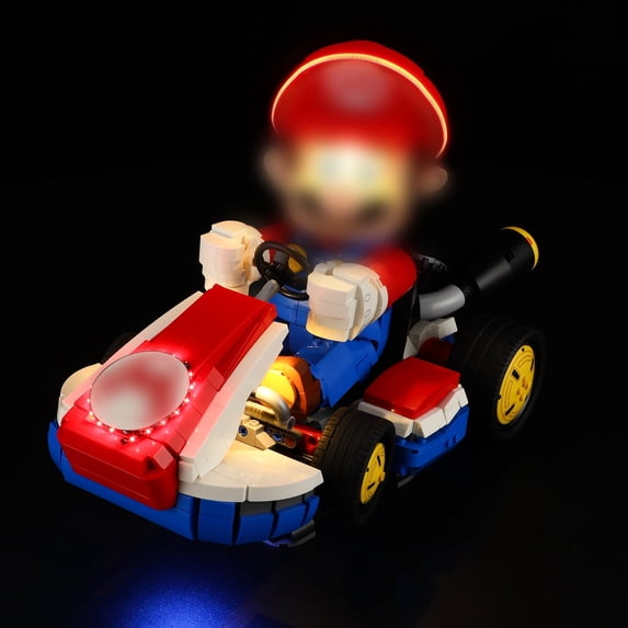 QC Ltbrcik Led Light Kit Lighting Set For Lego 72037 Mario Kart Mario Standard Kart Building Blocks Without Lego Set