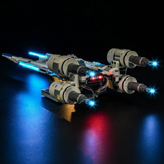 QC Ltbrcik Led Light Kit Lighting Set For Lego 75399 Rebel U-wing Starfighter Stars Wars Movie Building Blocks Without Lego Set