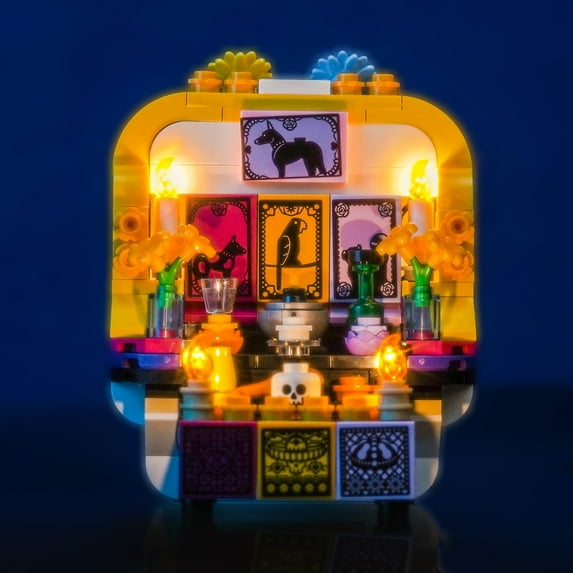 QC Ltbrcik Lighting Set For Lego Altar of the Dead 40811 Building Set for Adults ,Only Led Light Kit,Not Include Building Blocks Gift Ideas for Men & Women