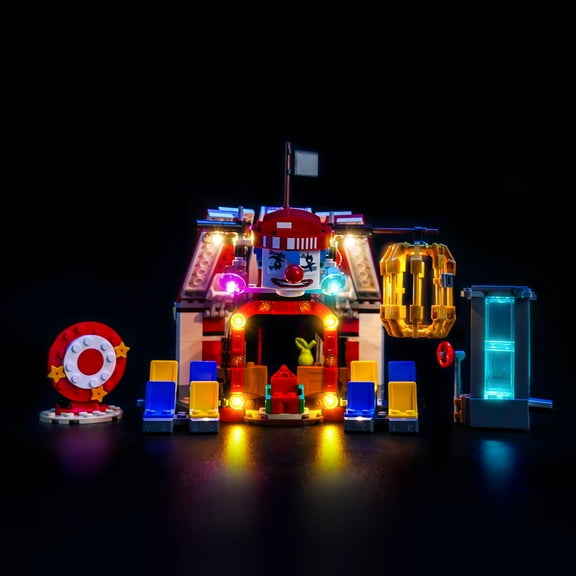 QC Ltbrcik Lighting Set for Lego ONE PIECE Buggy the Clowns Circus Tent 75637 Building Blocks - Creative Building Toy for Boys & Girls Only Led Light KitNot Include Building Blocks