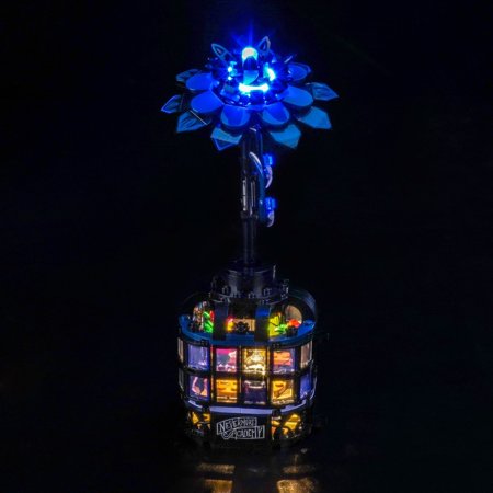 QC Ltbrcik Lighting Set For Lego Wednesday Black Dahlia Flower 76784 Building Toy Blocks Set?,Only Led Light Kit,Not Include Building Blocks Gift Idea for Birthdays