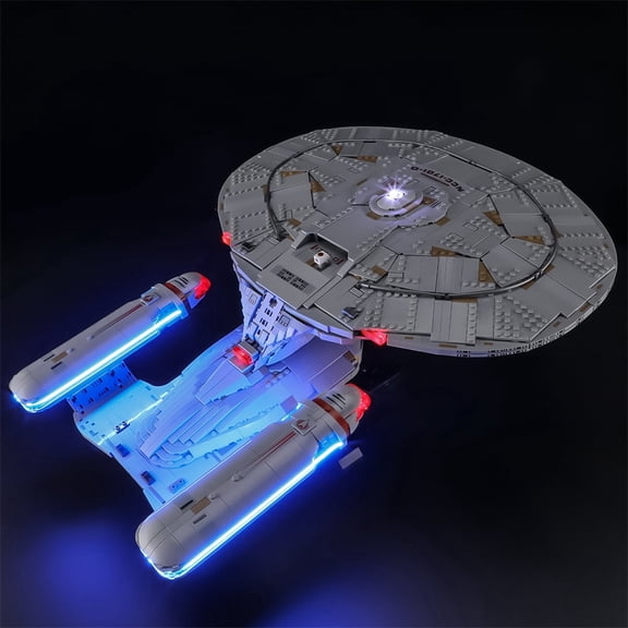 QC Ltbrcik Lighting Set for Lego Icons Star Trek: U.S.S. Enterprise NCC-1701-D 10356 Building Blocks Without Building Blocks Set 