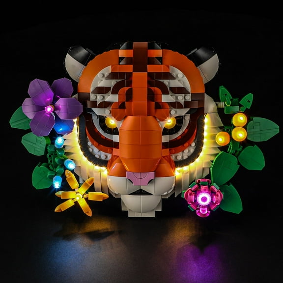 QC Ltbrcik Lighting Set for Lego Tiger 31217 Building Blocks Without Building Blocks Set