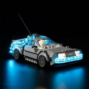 QC Ltbrick Led Light Kit Lighting Set Compatible With The Lego Speed Champions Time Machine from Back to the Future 77256 Building Toy for Kids Building Blocks Without Lego Set