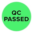 thumbnail image 1 of QC Passed Labels - Quality Control Passed 1.5" Circles, 1 of 3