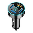 thumbnail image 1 of QC3.0 4 Usb Car Charger Fast Charging Quick Charge Digital Display, 1 of 14