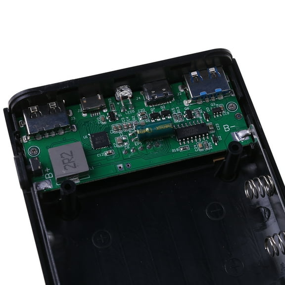 ✪ QC3.0 USB Type-C PD 4x 18650 Battery DIY Power Bank Box LED Light Fast Charger