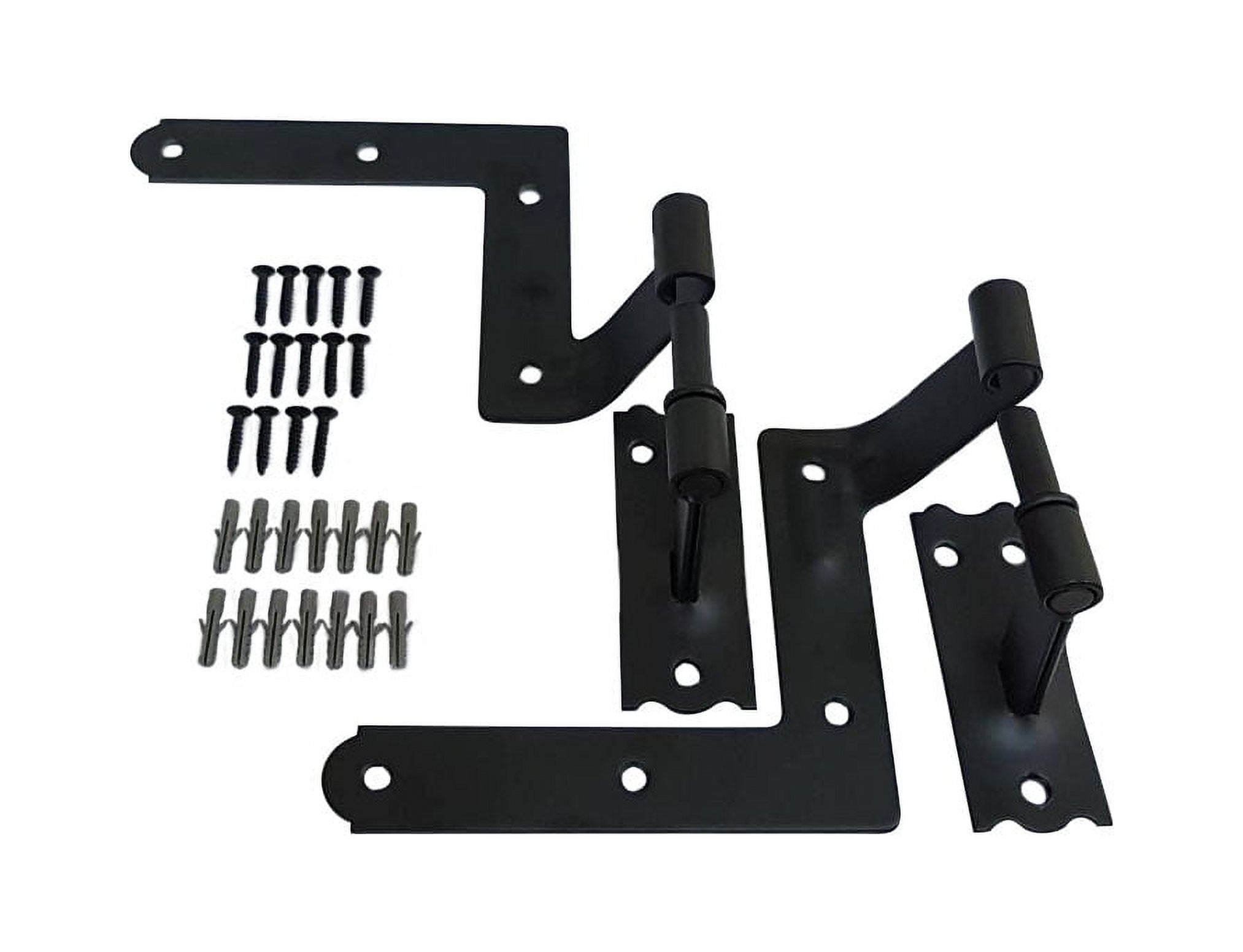 QCAA Blind Shutter Hinge for Wood Frame & Brick, Steel, 21/8" Offset