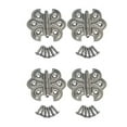 thumbnail image 1 of QCAA Butterfly Hinge for Cupboard Door, Nickel Plated, 4 Pack, Made in Taiwan, 1 of 2